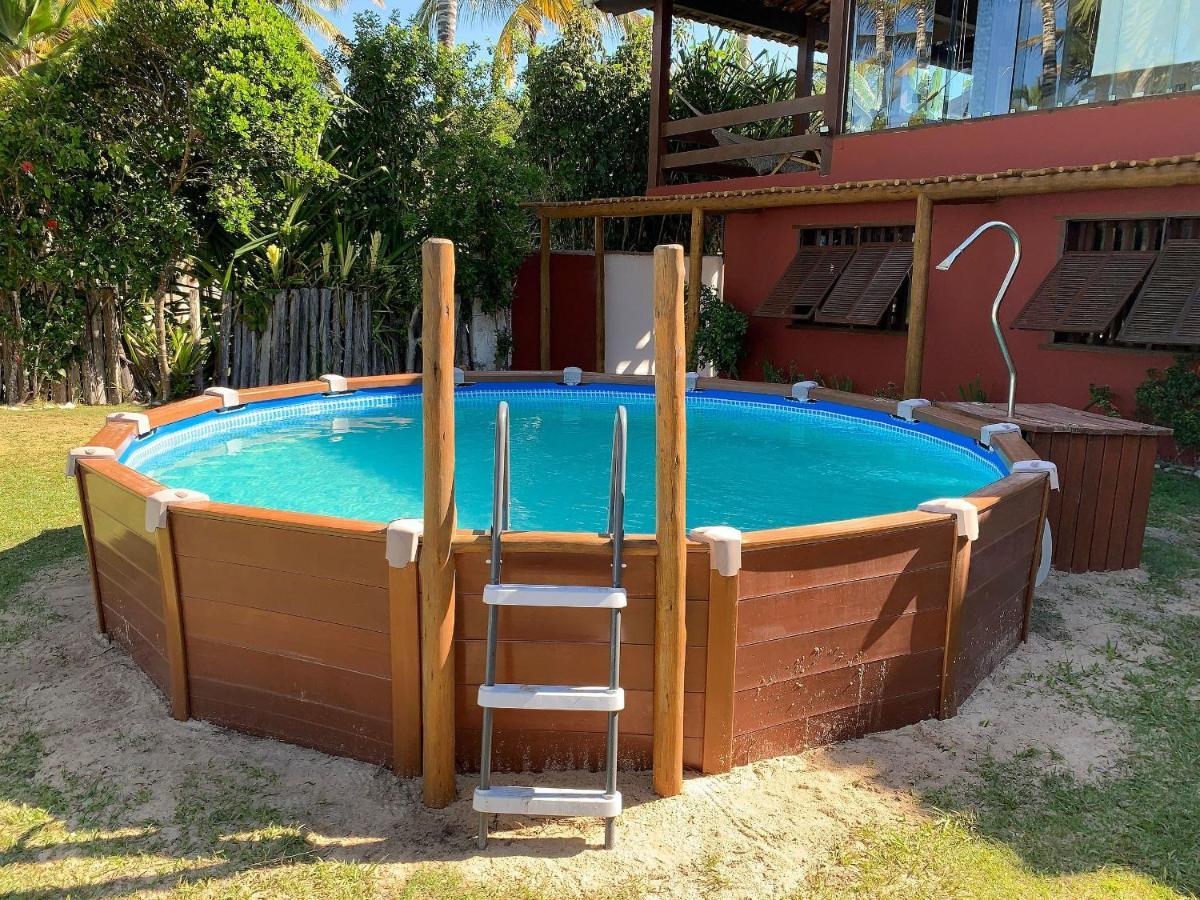 Casa De Frente Para A Praia - Arraial D' Ajuda Порту-Сегуру Экстерьер фото