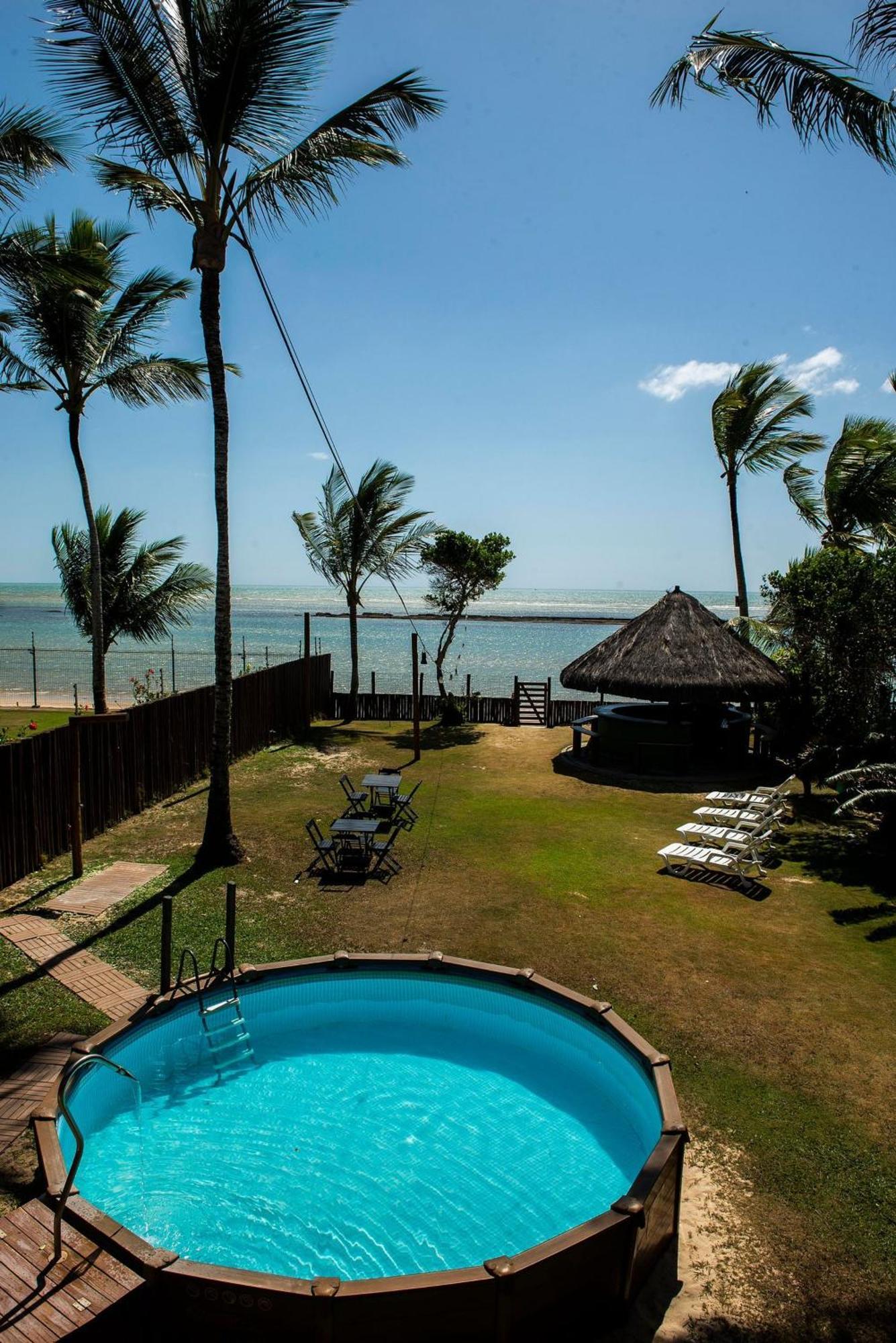 Casa De Frente Para A Praia - Arraial D' Ajuda Порту-Сегуру Экстерьер фото