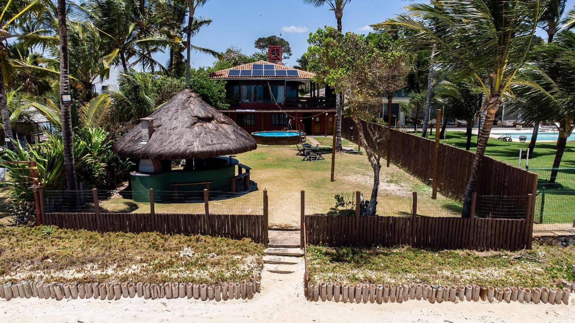 Casa De Frente Para A Praia - Arraial D' Ajuda Порту-Сегуру Экстерьер фото